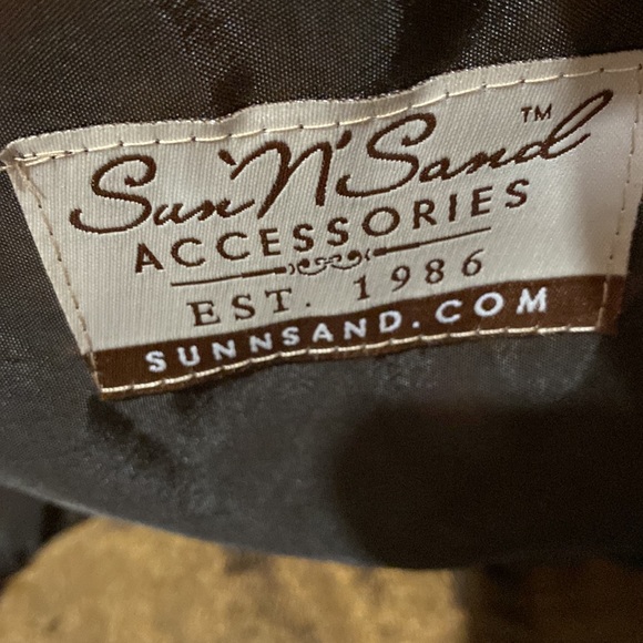 Large Sun N Sand Straw Bag Tote - Picture 8 of 12